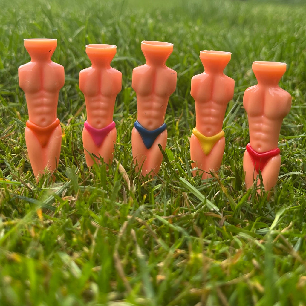 "Mr. Muscles" Golf-Tee 5er-Pack